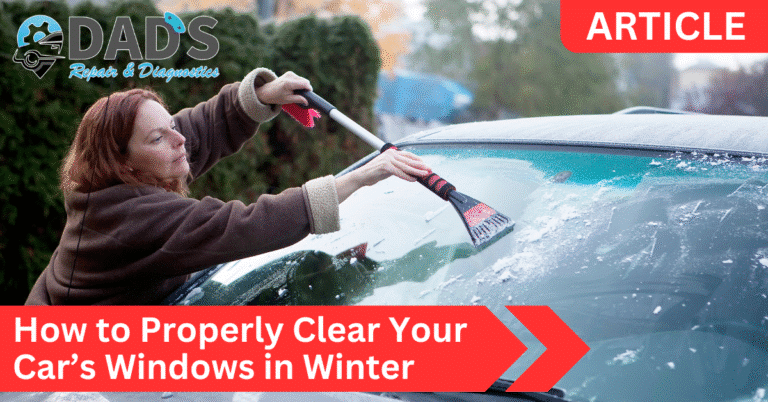 Clearing a cars windows