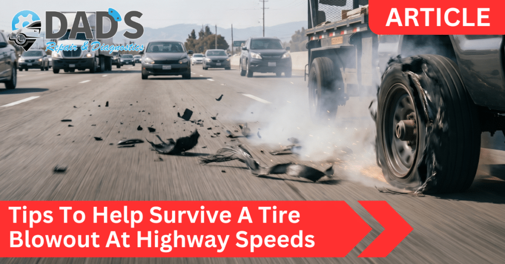 What to do in the event of a tire blowout