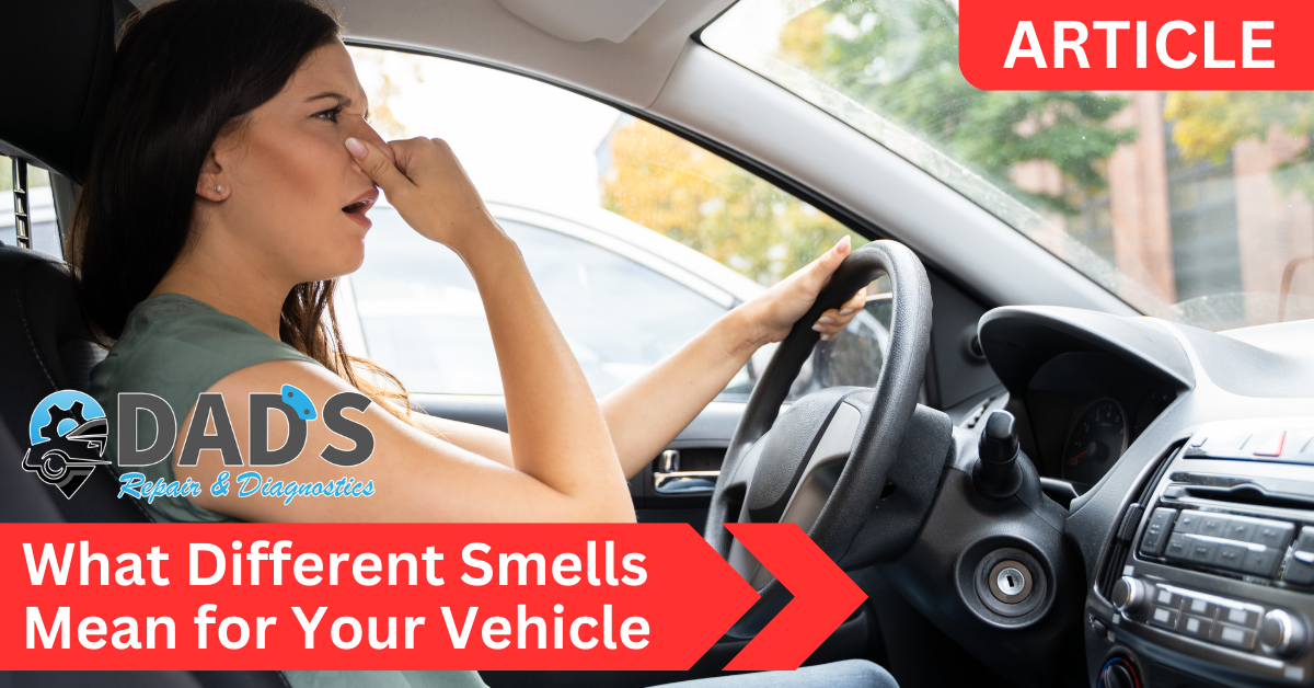 What different vehicle smells mean