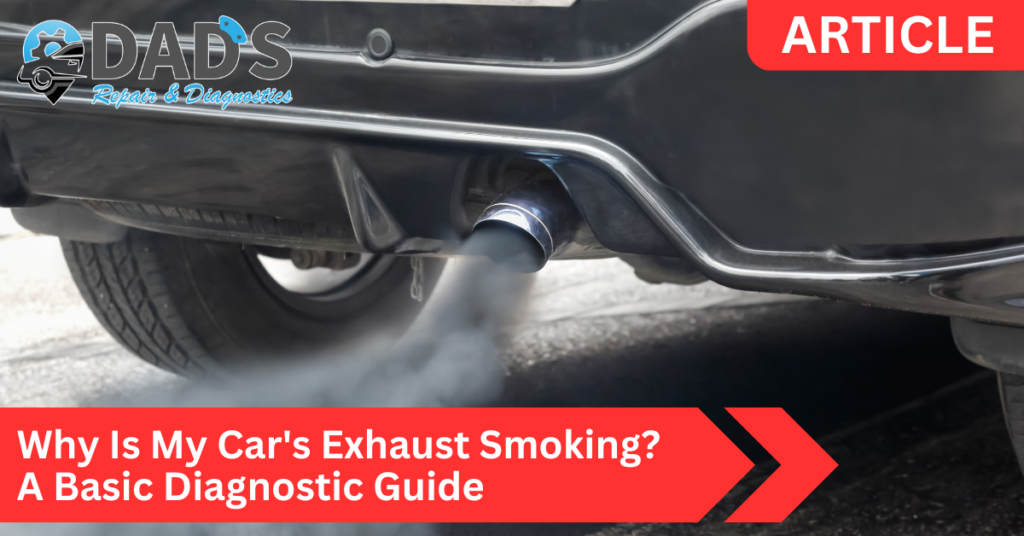 Why is my cars exhaust smoking